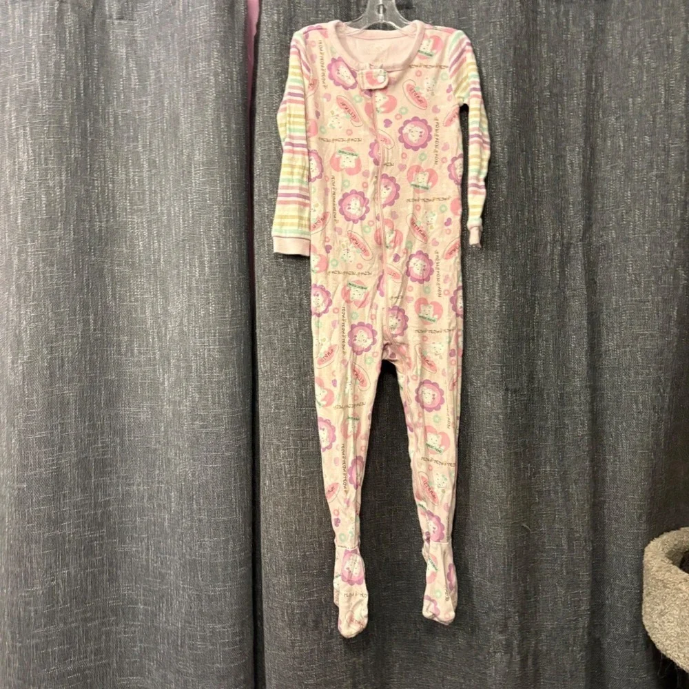 Baby Place‎ Sleepwear Footed Pajamas Onesie Pink Cat (Girls 3T)